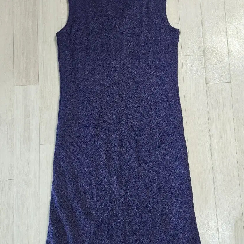 [BUNJANG] MISSONI Purple V-Neck Sleeveless Dress / [MISSONI] 미쏘니 퍼플 V넥 민소매 원피스 85