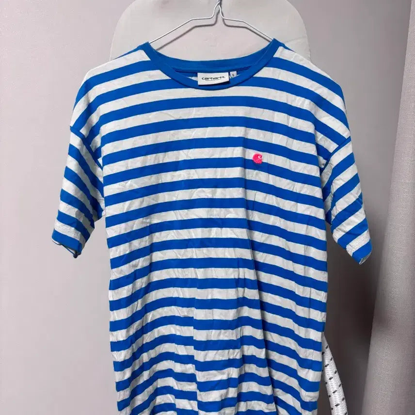 [SOLD OUT] 칼하트 스트라이프 반팔 티셔츠 S