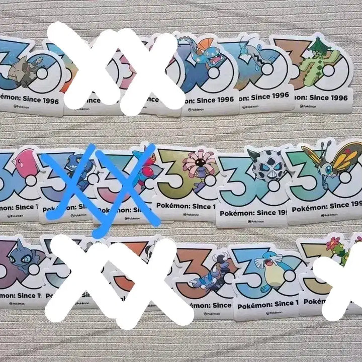 [BUNJANG] Pokemon 30th Anniversary Logo Sticker / 포켓몬 30주년 로고 스티커 판매합니다!