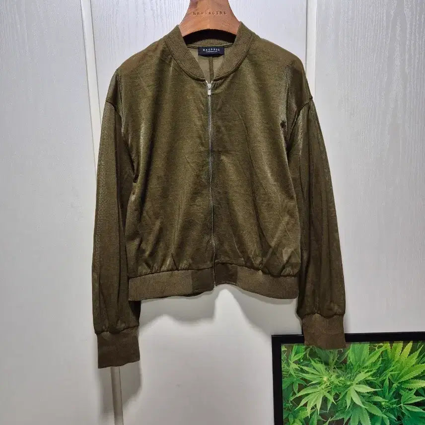[BUNJANG] MAGPRIE Mesh Blouson Jacket Khaki / (세일)JPN VTG.MAGPRIE 메쉬 블루종 자켓 카키