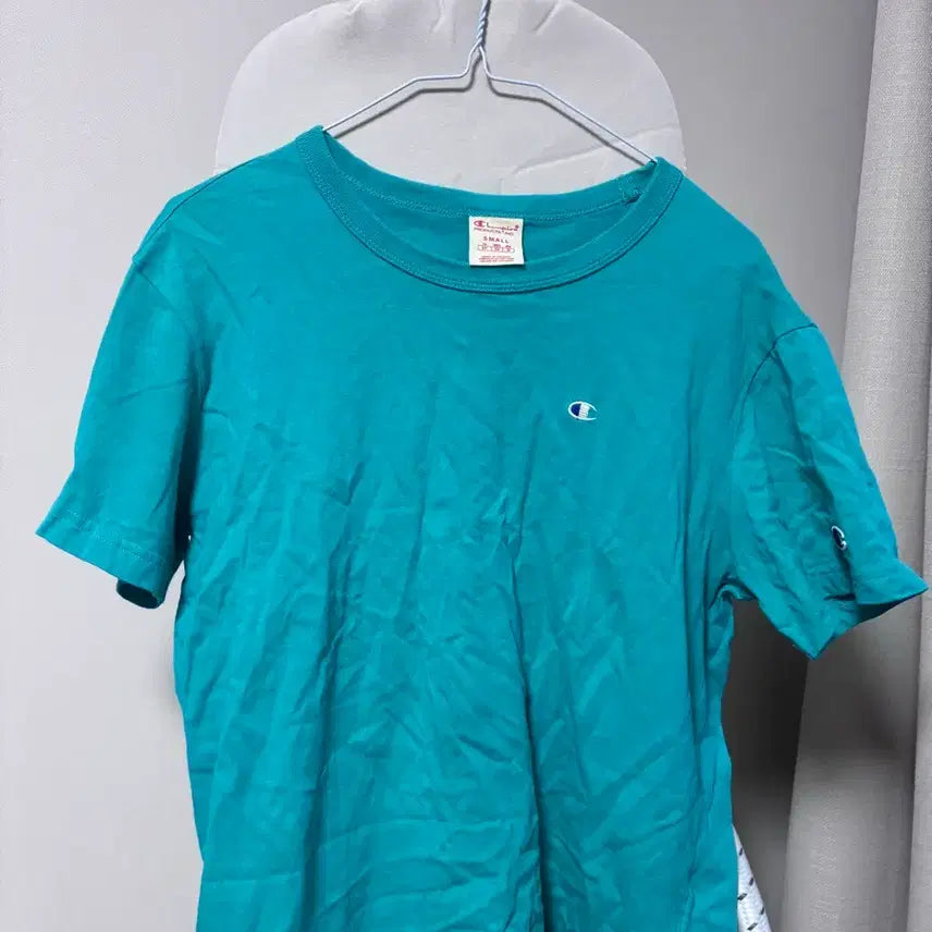 [BUNJANG] Champion Short Sleeve T-Shirt S Emerald / 챔피온 반팔 티셔츠