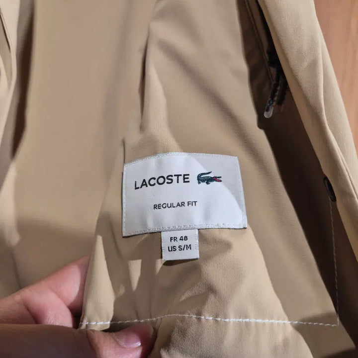 [BUNJANG] Lacoste Blazer Beige M / 라코스테 블레이저 베이지 M (번681