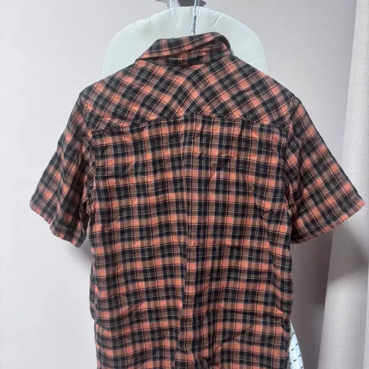 [BUNJANG] Carhartt Orange Check Shirt - Size S / 칼하트 오렌지 체크 셔츠 S