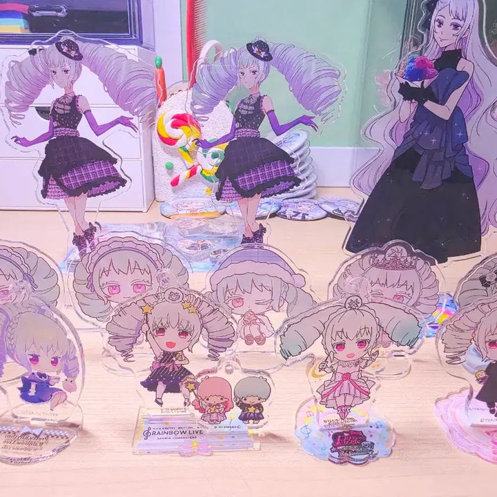[BUNJANG] Prism Stone Rainbow Live Amo, Jnet, Shinbi Merchandise Bundle Set / 프리즘스톤 레인보우라이브 아모 쥬네 신비 굿즈 처분
