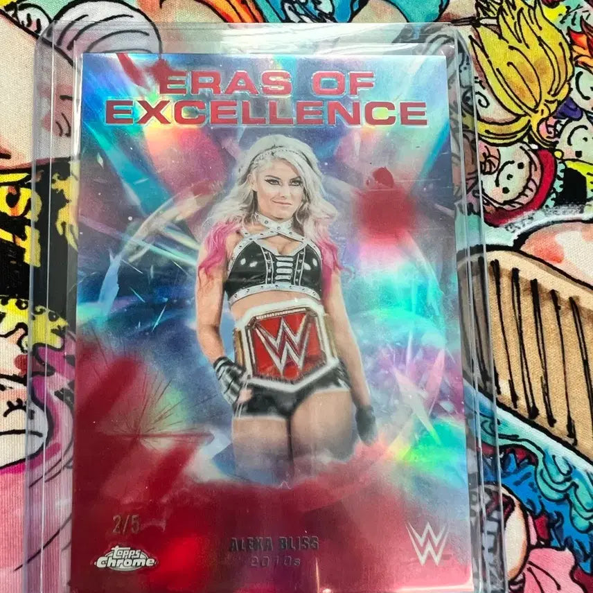 [BUNJANG] Alexa Bliss Topps Chrome Card Limited Edition / WWE 알렉사 블리스 Topps 크롬 카드 5한정