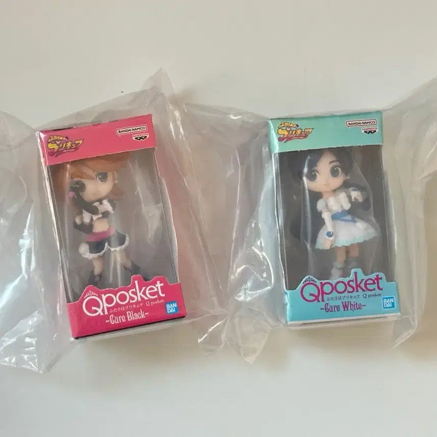 [BUNJANG] Pretty Cure Q posket Cure Black &amp; Cure White Bundle Set (Bandai Authentic) / 프리큐어 가챠(큐어 블랙 &amp; 큐어 화이트) 일괄