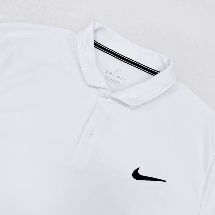 [BUNJANG] Nike White Functional Collar T-Shirt Men&