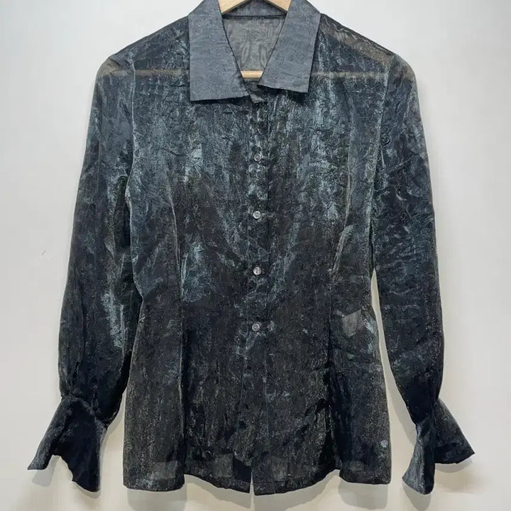 [BUNJANG] See-Through Shirt Blouse (M) / 시스루 셔츠 블라우스