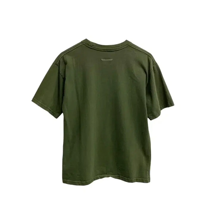 [BUNJANG] YALE Bulldog Khaki Short Sleeve T-Shirt / 예일YALE 불독 카키 반팔티 S