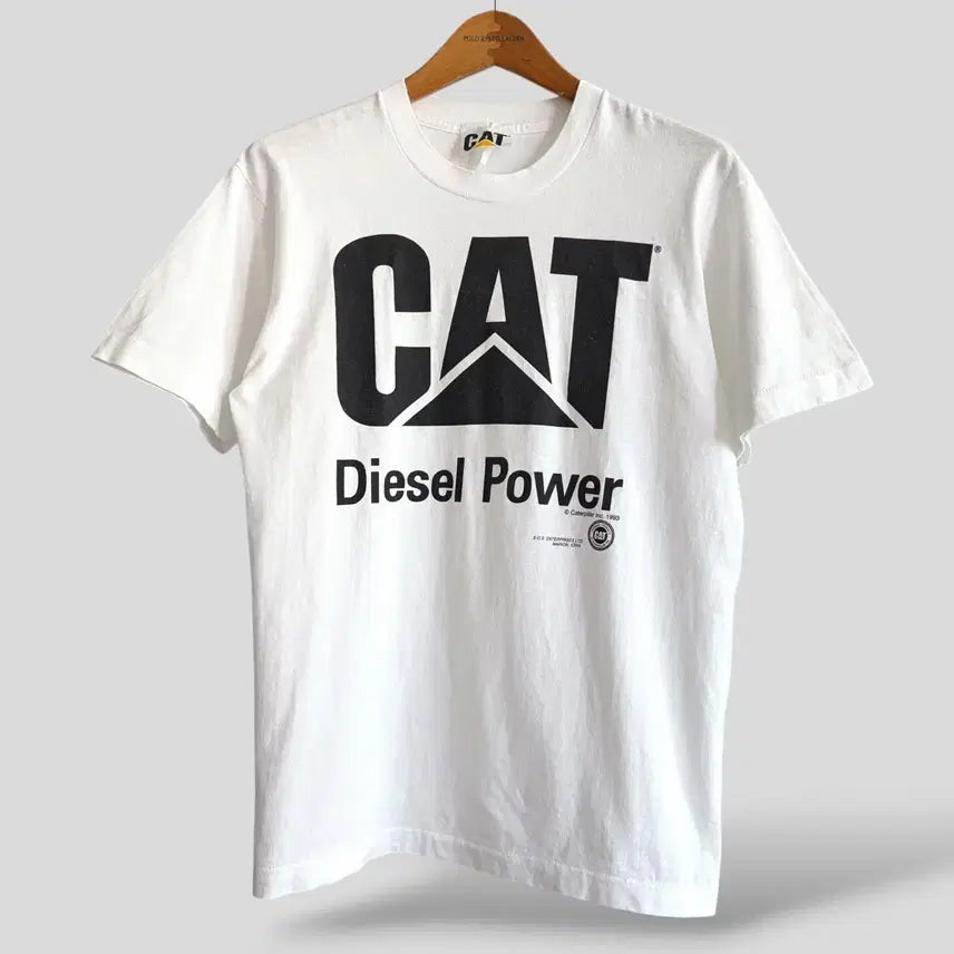 [BUNJANG] 90s CAT Diesel Power T-Shirt (Size M) / (M)90s CAT 디젤파워 반팔티셔츠
