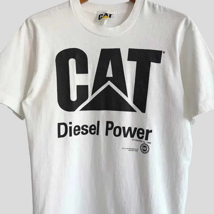 [BUNJANG] 90s CAT Diesel Power T-Shirt (Size M) / (M)90s CAT 디젤파워 반팔티셔츠