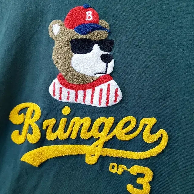 [BUNJANG] Quash Deep Green Cotton T-Shirt / Quash 티셔츠 딥그린