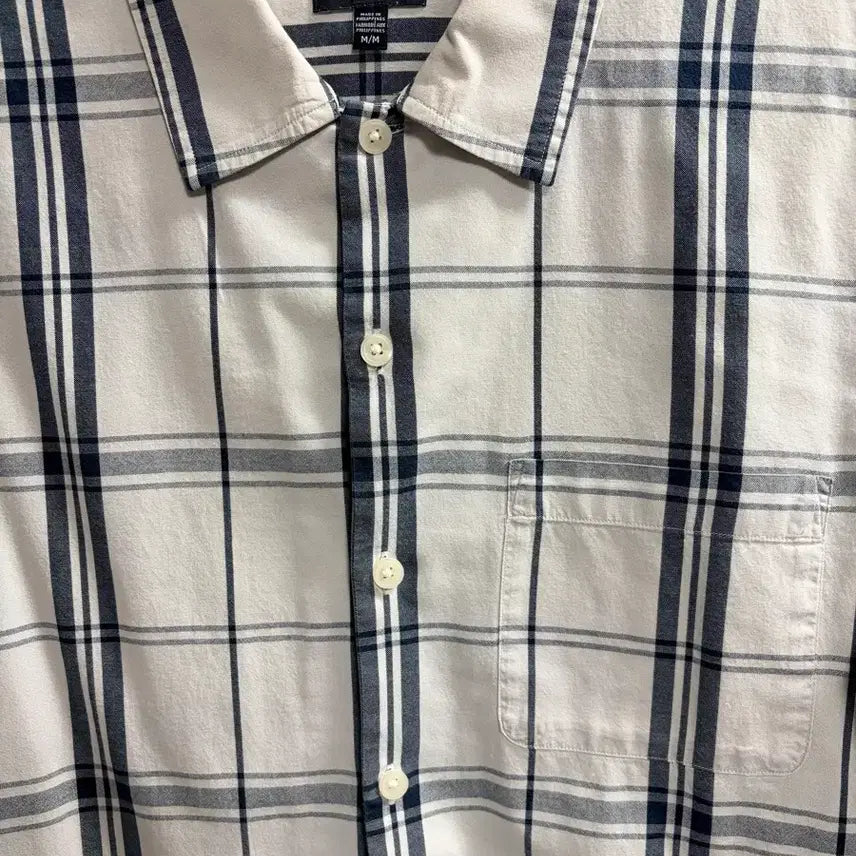 [BUNJANG] Club Monaco Standard Fit Checkered Shirt / (정가 19) 클럽 모나코(Club Monaco) 체크 셔츠 M/M