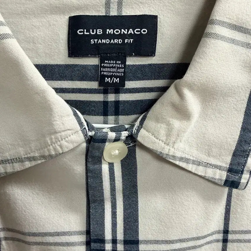 [BUNJANG] Club Monaco Standard Fit Checkered Shirt / (정가 19) 클럽 모나코(Club Monaco) 체크 셔츠 M/M