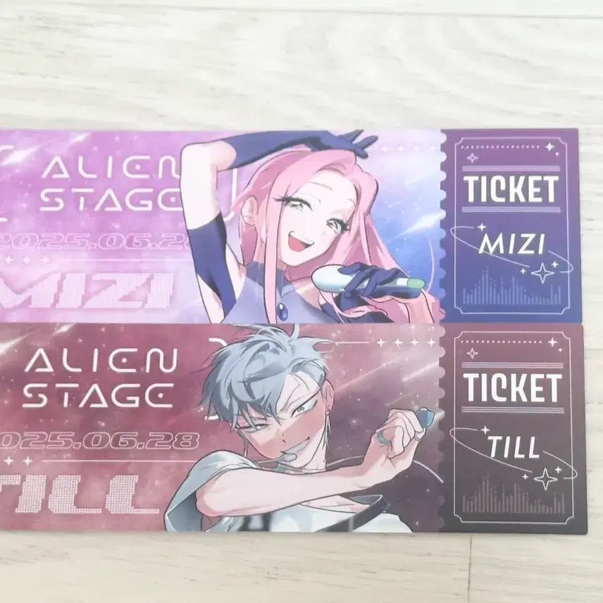 [BUNJANG] A-Stage A Stage Til My Zone Ticket Style Bundle Set / 에이스테/에일리언 스테이지 틸미지 애니메이트 특전 티켓풍 일괄 판매