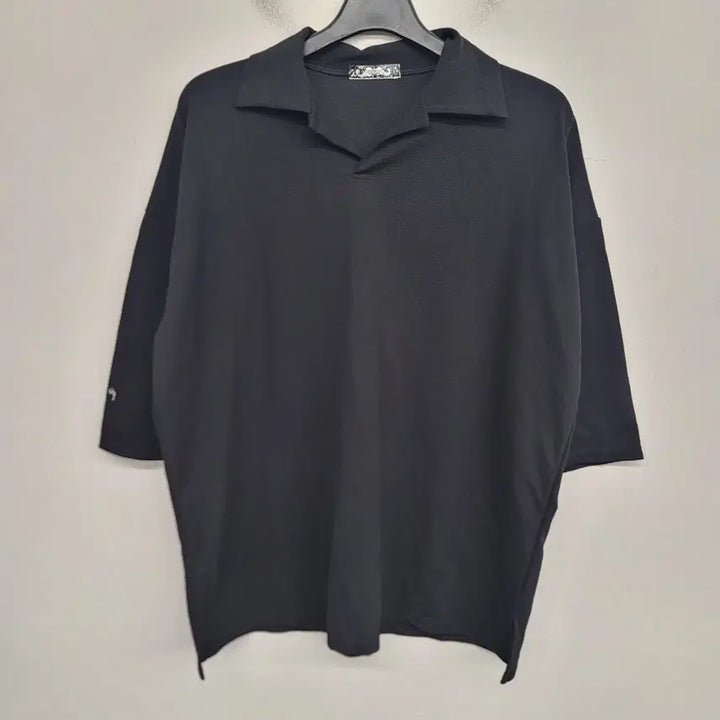 [BUNJANG] Bimono 5-part Open Collar Short-Sleeve T-shirt (XXL) / [110/XXL] 바이모노 5부 오픈 카라 반팔티 티셔츠