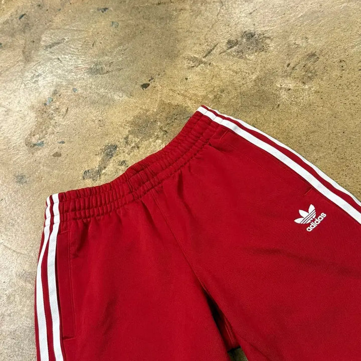 [BUNJANG] Adidas Three-Stripes Training Pants Red Burgundy / [정품/S] 아디다스 삼선 트레이닝 바지 레드 버건디