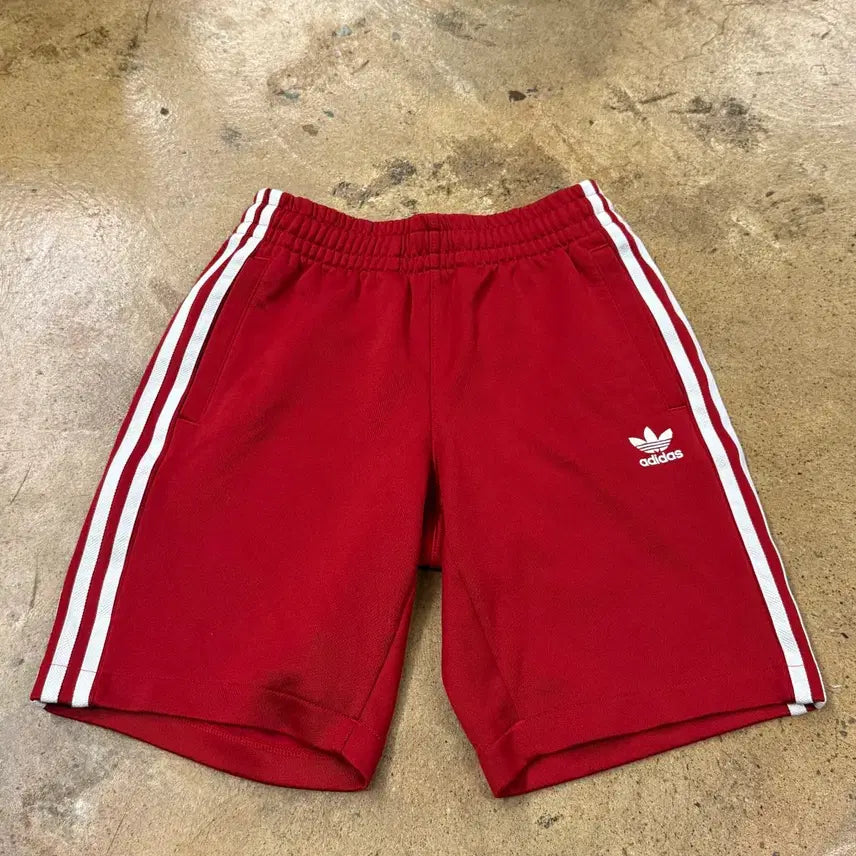 [BUNJANG] Adidas Three-Stripes Training Pants Red Burgundy / [정품/S] 아디다스 삼선 트레이닝 바지 레드 버건디