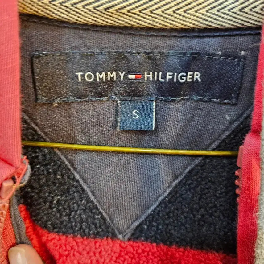 [BUNJANG] Tommy Hilfiger Red Hoodie Zip-up Sweatshirt Size S / <만원빈티지>타미힐피거 레드 후드집업