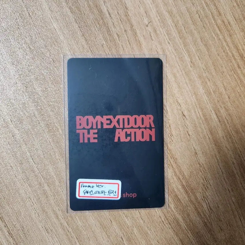 [BUNJANG] BOYNEXTDOOR DICON Weverse Pre-order Exclusive Liu Photocard / 보넥도 디엑션 위버스 예판 특전 리우 포카