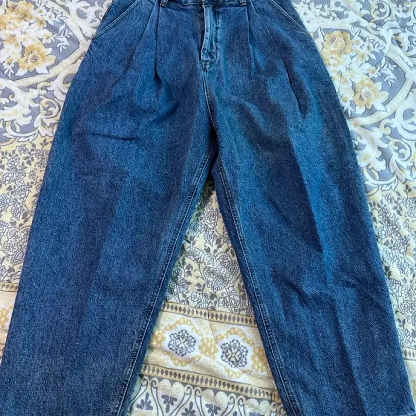 [BUNJANG] YOUTH Layered 2-Tuck Denim Pants (Size S) / 새상품) YOUTH 유스 레이어드 투턱 데님 S 사이즈 팝니다.