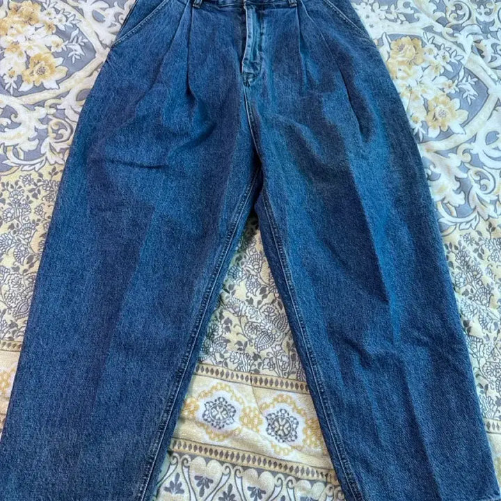 [BUNJANG] YOUTH Layered 2-Tuck Denim Pants (Size S) / 새상품) YOUTH 유스 레이어드 투턱 데님 S 사이즈 팝니다.