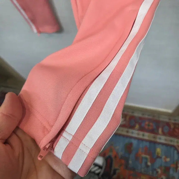 [BUNJANG] Adidas Superstar Track Pants Pink S / 아디다스 슈퍼스타 연핑크 트랙팬츠 s