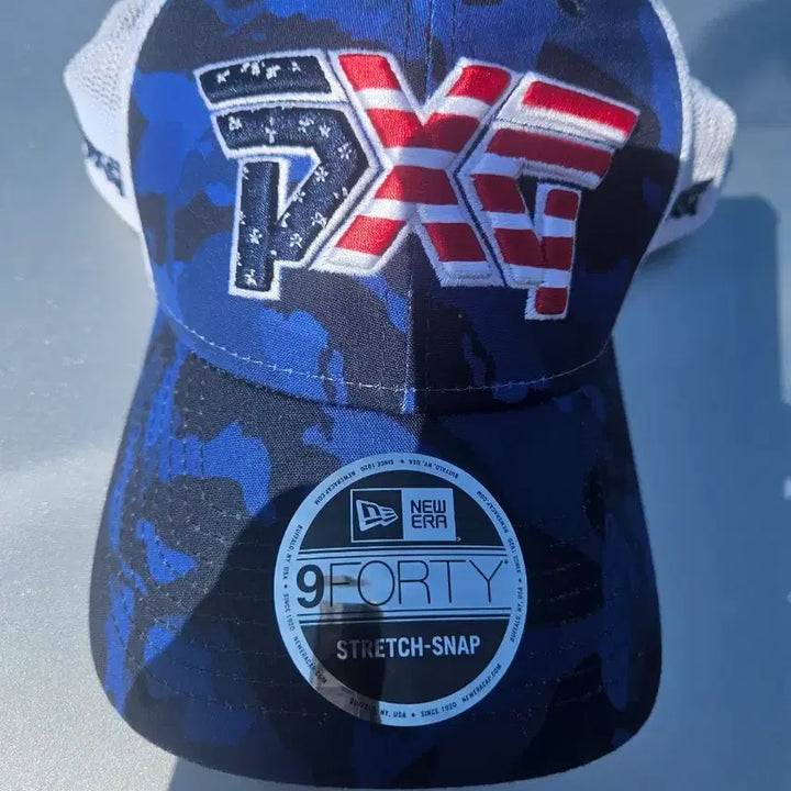[BUNJANG] New Era 9FORTY Blue Camo TXT Cap / 뉴에라 9FORTY 블루 카모 TXT 볼캡