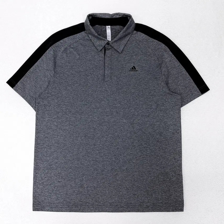 [BUNJANG] Adidas Gray Functional Collar T-shirt Men&