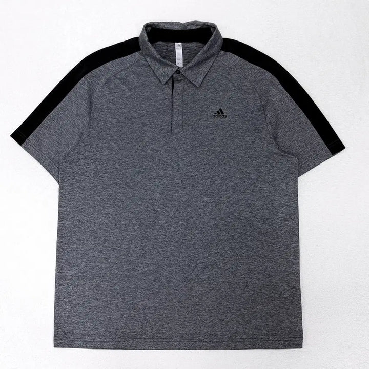 [BUNJANG] Adidas Gray Functional Collar T-shirt Men&