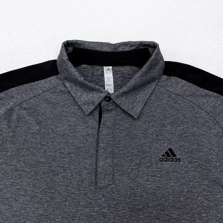 [BUNJANG] Adidas Gray Functional Collar T-shirt Men&