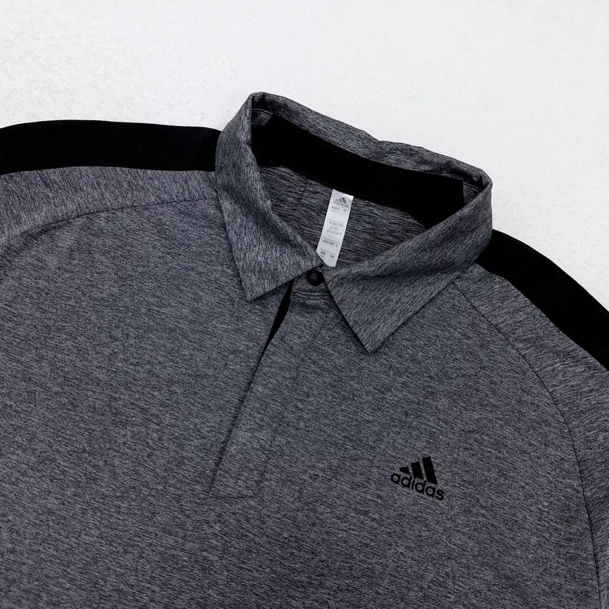 [BUNJANG] Adidas Gray Functional Collar T-shirt Men&