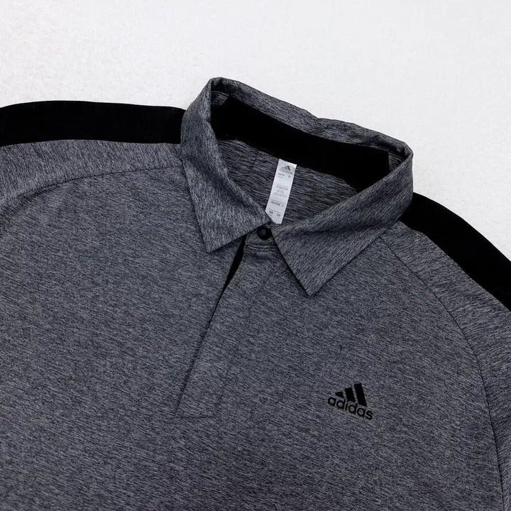 [BUNJANG] Adidas Gray Functional Collar T-shirt Men&