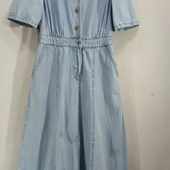 [SOLD OUT] 플라스틱아일랜드 데님 롱 원피스