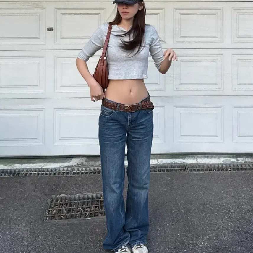 [BUNJANG] Glowny Rodeo Jeans Mid Blue L Size / 글로니 로데오진 MID BLUE L사이즈