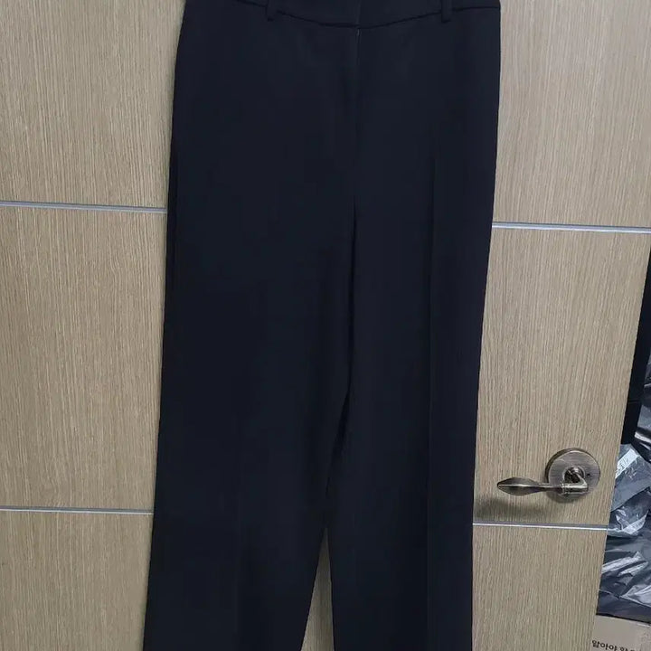 [BUNJANG] MICHAA Black High-Waist Wide Slacks Women&