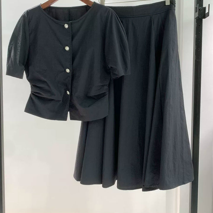 [BUNJANG] Kenneth Lady Short Sleeve Skirt Set / 케 네 스 레 이 디 반팔 스커트 세트