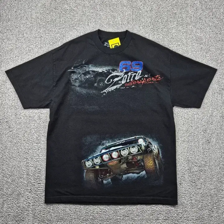 [BUNJANG] TEAM ZORRO RACING Short Sleeve T-Shirt (Estimated L) / 팀 조로 레이싱 반팔 티셔츠 ( L추정 ) / 12103