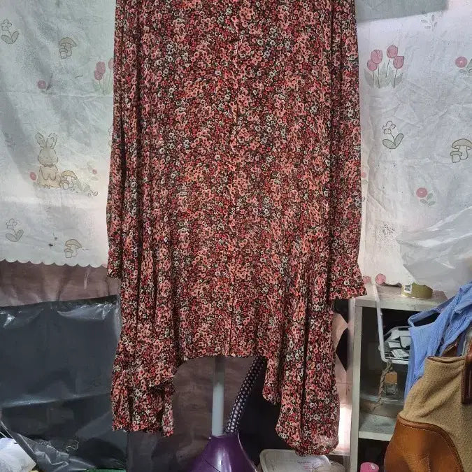 [BUNJANG] Reiko Floral Print Shirt Dress / 프랑스)  레이코   플로랄   프린터   원피스