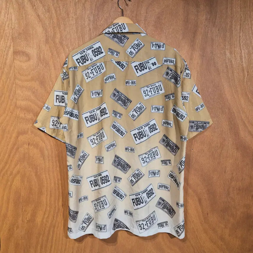 [BUNJANG] FUBU Hawaiian Short Sleeve Shirt / FUBU 후부 하와이안 반팔 셔츠 100 (번684