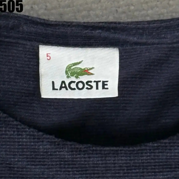 [BUNJANG] Lacoste Striped Long Sleeve T-Shirt Navy XL / 라코스테 스트라이프 긴팔 티셔츠 네이비 XL
