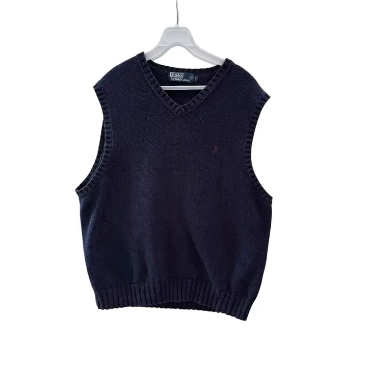 [BUNJANG] Polo Ralph Lauren Navy Vest / [L] 폴로 랄프로렌 네이비 베스트