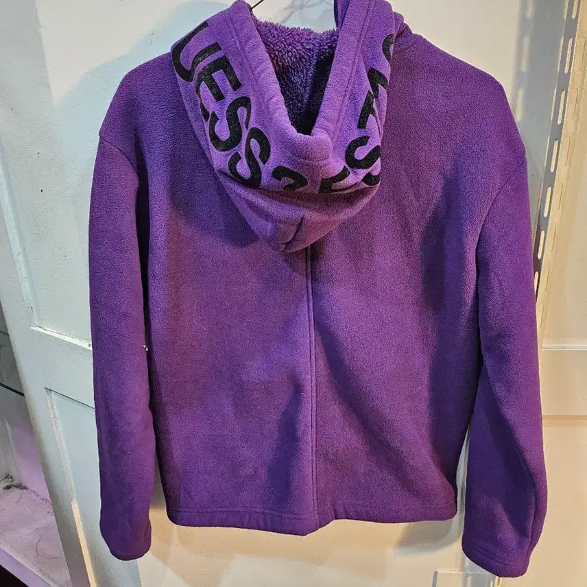 [BUNJANG] Guess Purple Fleece Zip-Up Jacket / <만원빈티지>게스 퍼플 후리스 집업 자켓