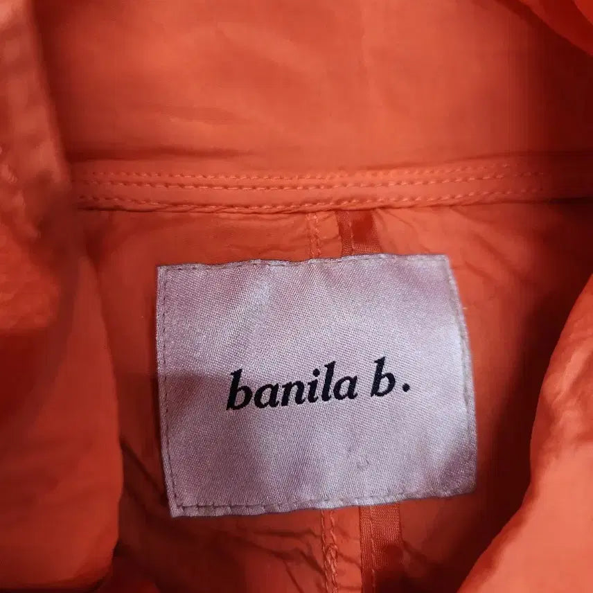 [BUNJANG] Banila B Orange Hooded Windbreaker Jacket / 바닐라비 오렌지색 후드 바람막이 자켓
