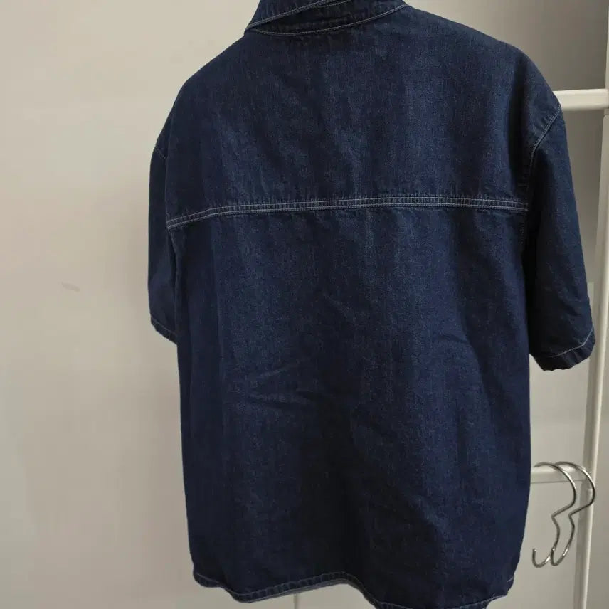 [BUNJANG] Guess Denim Short-Sleeve Shirt / 게스 데님 반팔 셔츠