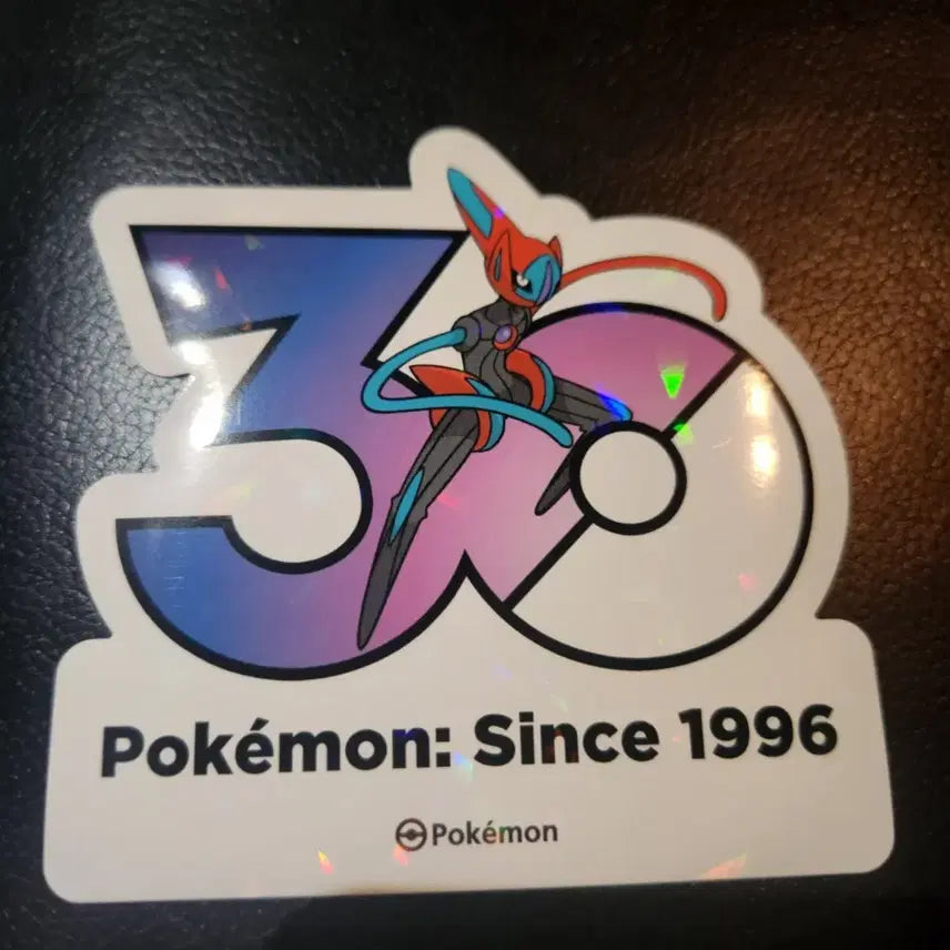 [BUNJANG] Pokemon 30th Anniversary Deoxys Logo Sticker (1165 Types) / 포켓몬 30주년 로고 스티커 1165종 (테오키스)