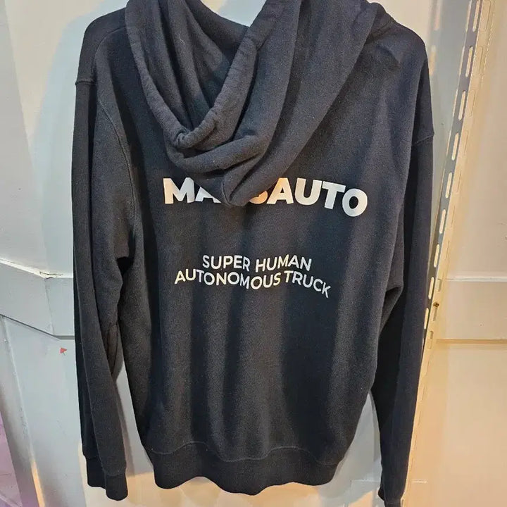 [BUNJANG] MARS Black Hooded Zip-Up Jacket XL / <만원빈티지>MARS 블랙 후드 집업