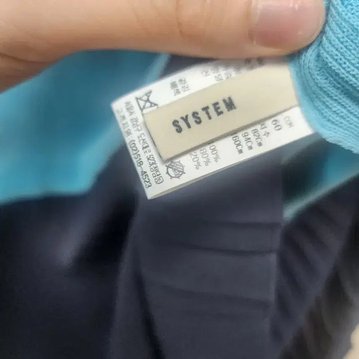 [BUNJANG] SYSTEM Color Block Pleated Dress / SYSTEM 배색 플리츠 원피스