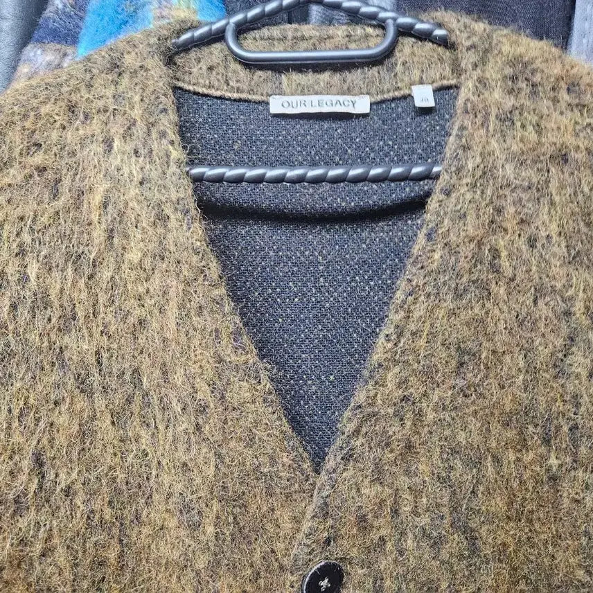 [BUNJANG] Our Legacy Mohair Olive Cardigan / 아워레가시 모헤어 올리브 46