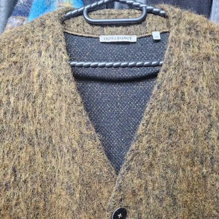 [BUNJANG] Our Legacy Mohair Olive Cardigan / 아워레가시 모헤어 올리브 46